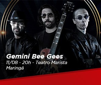 Quer assistir ao show do Gemini Bee Gees em Maringá?