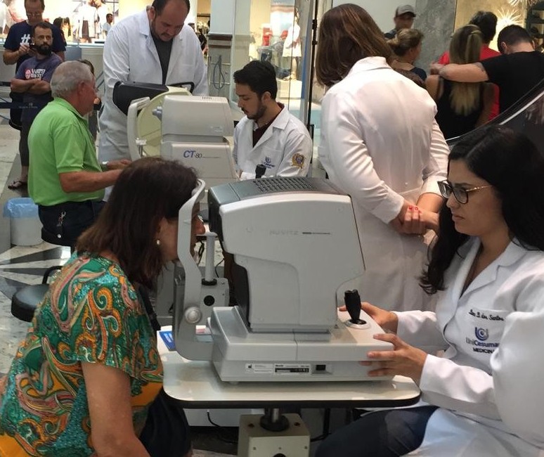 Prevenção ao glaucoma é lembrada em ação