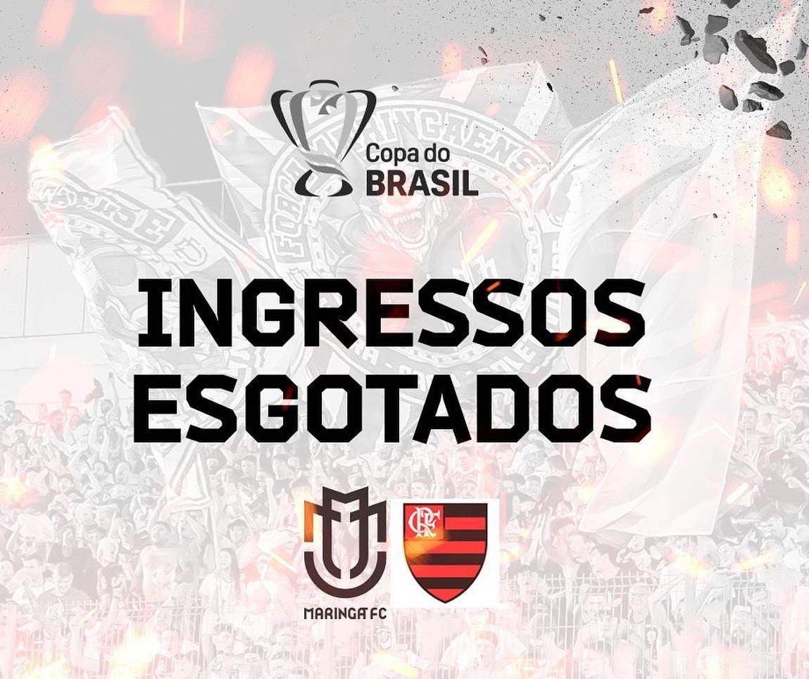 Em apenas 40 minutos, ingressos para jogo esgotaram