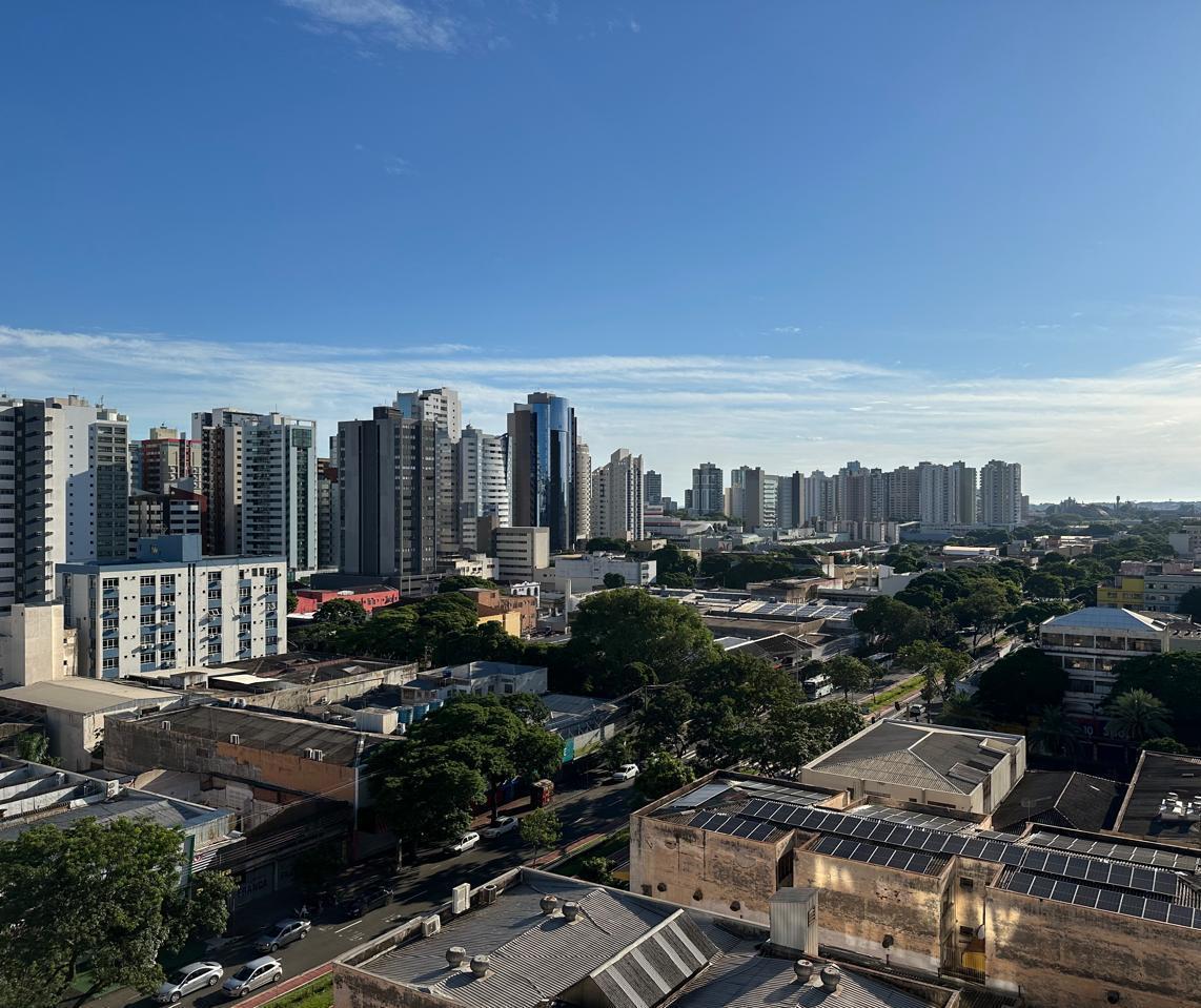 Maringá terá tempo firme nesta quarta (4); máxima atinge 30º C