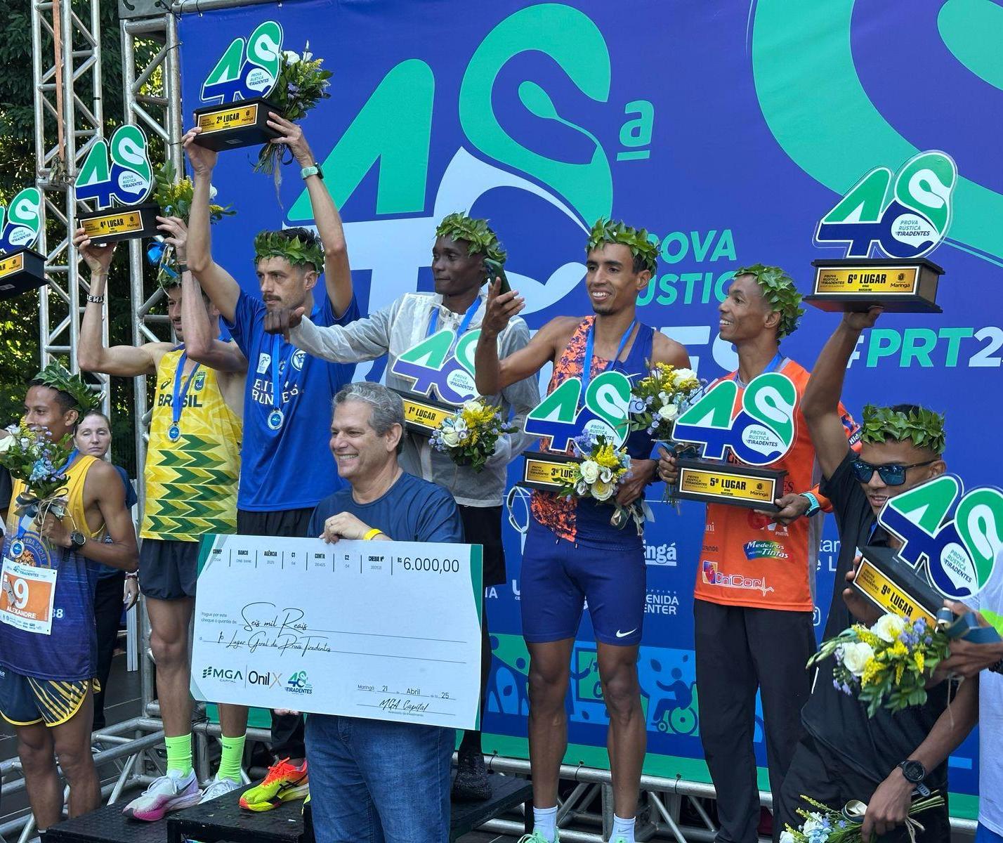 Vestus Cheboi conquista o tricampeonato na Prova Rústica Tiradentes 2025