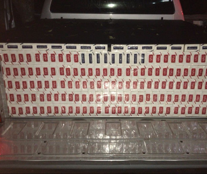 PRE apreende 50 caixas de cigarro contrabandeados