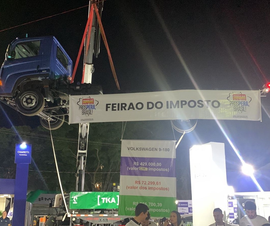 Alta carga tributária é pauta da campanha do Feirão do Imposto na Expoingá