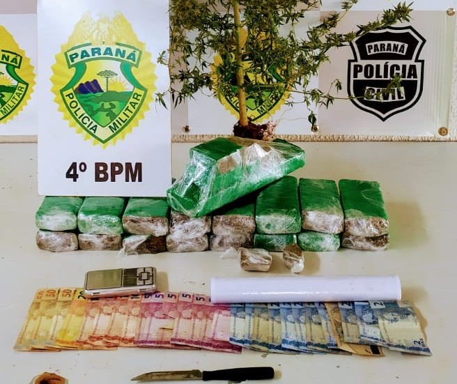 Oito pessoas são presas por tráfico de drogas em Maringá e Sarandi.