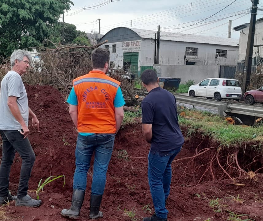 Defesa Civil alerta motoristas sobre interdição no Contorno Norte