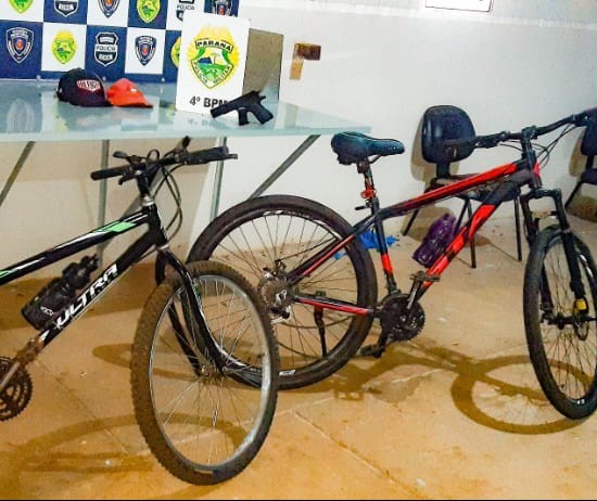 Dois adolescentes são apreendidos por roubo de bicicleta em Maringá