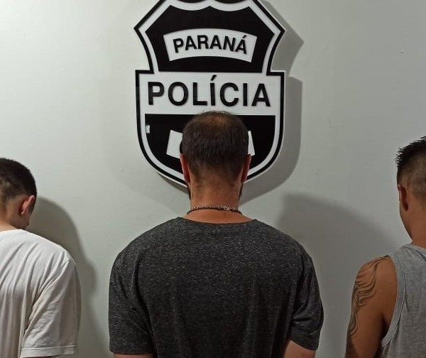 Para polícia, trio preso é responsável pelo arrombamento de prédio em Maringá