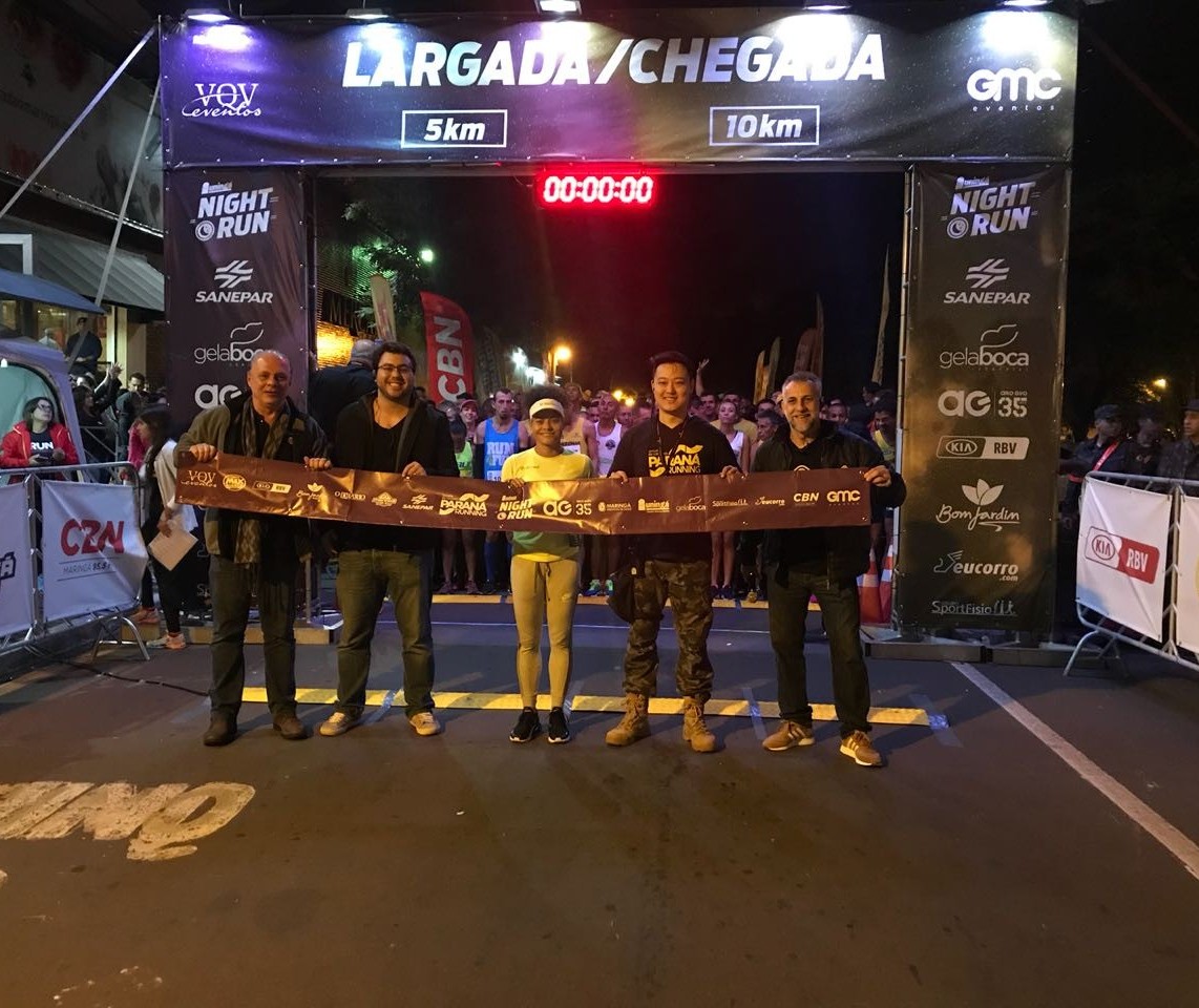 Prova Night Run do Circuito Paraná Running foi um sucesso