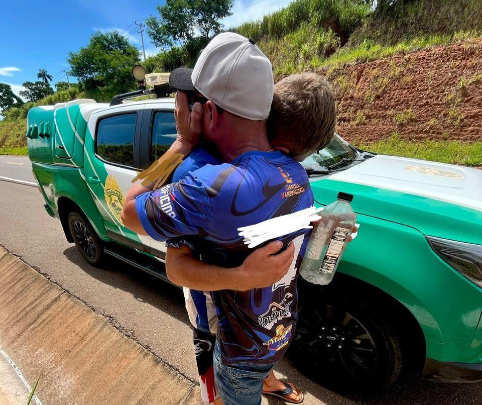 Polícia Ambiental ajuda pai encontrar filho adolescente que saiu de casa após briga