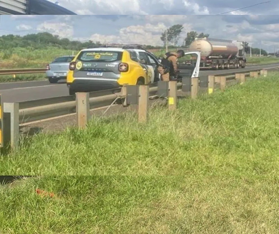 Briga de trânsito em Maringá termina com caminhoneiro baleado