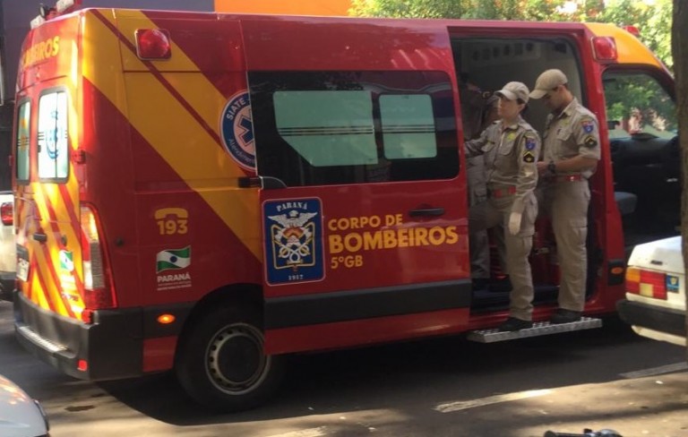 Princípio de incêndio com gás inflamável é controlado em Maringá