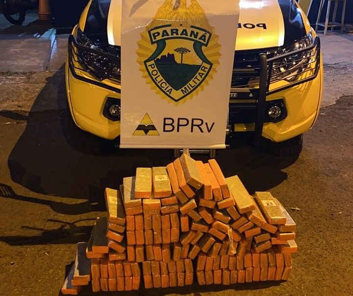 99 quilos de maconha são apreendidos