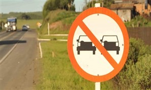 Mesmo com multa pesada, mais de 7 mil motoristas foram flagrados em ultrapassagens proibidas no mês de novembro nas estradas federais do Paraná