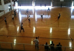 Seleção Brasileira de futsal treinou nesta manhã no ginásio de esportes do Parque do Japão para o Grand Prix que começa amanhã