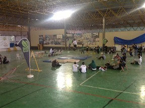 Campeonato de slackline reúne em Maringá jovens de várias partes do país