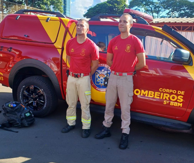 Bombeiros de Maringá vão ao RS para ajudar vítimas de temporais