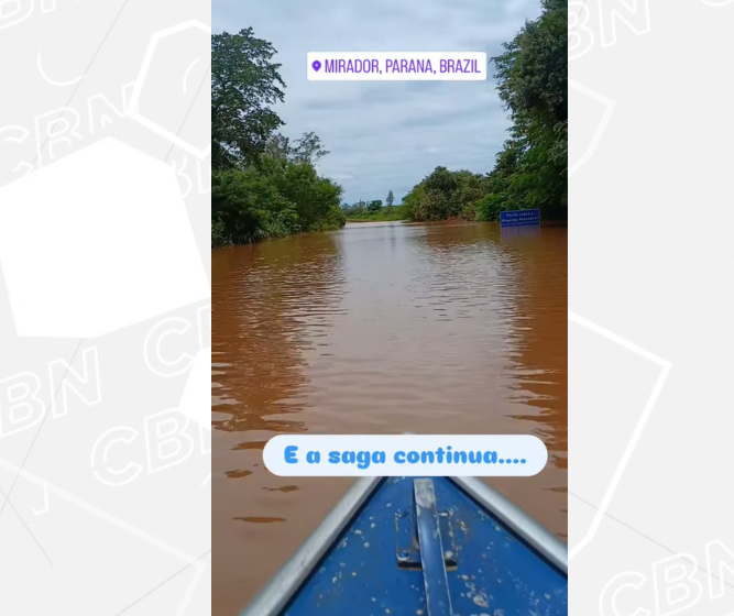Servidores municipais de Mirador chegam à Prefeitura de barco