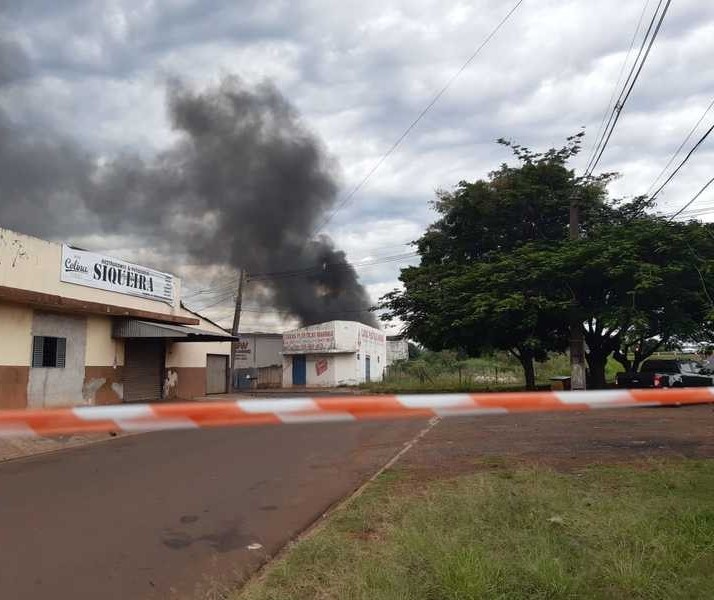 Explosão em empresa de oxigênio de Maringá mobiliza bombeiros
