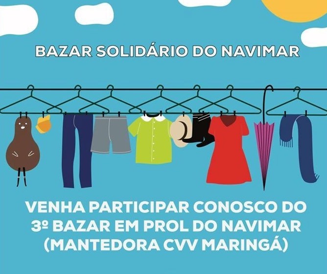Núcleo de Apoio à Vida de Maringá realiza bazar solidário