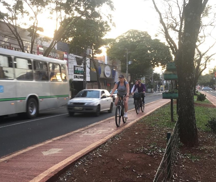 Pesquisa aponta que 6% dos deslocamentos em Maringá são feitos com bicicleta