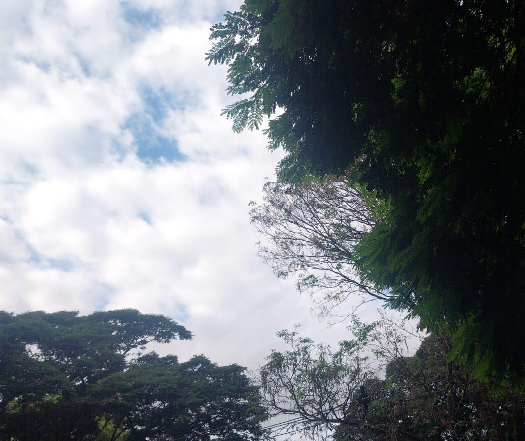 Sábado (5) de tempo nublado e máxima de 27ºC em Maringá