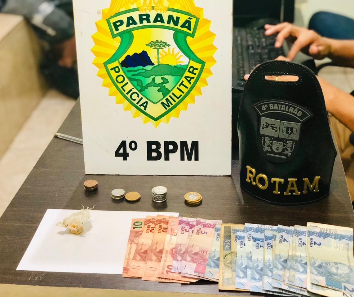Adolescente de 15 anos é apreendido por tráfico de drogas