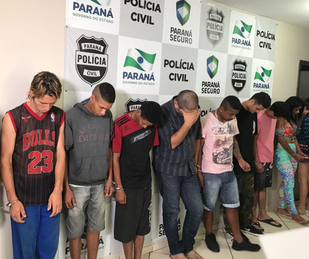 Nove suspeitos são presos por depredar delegacia de Umuarama