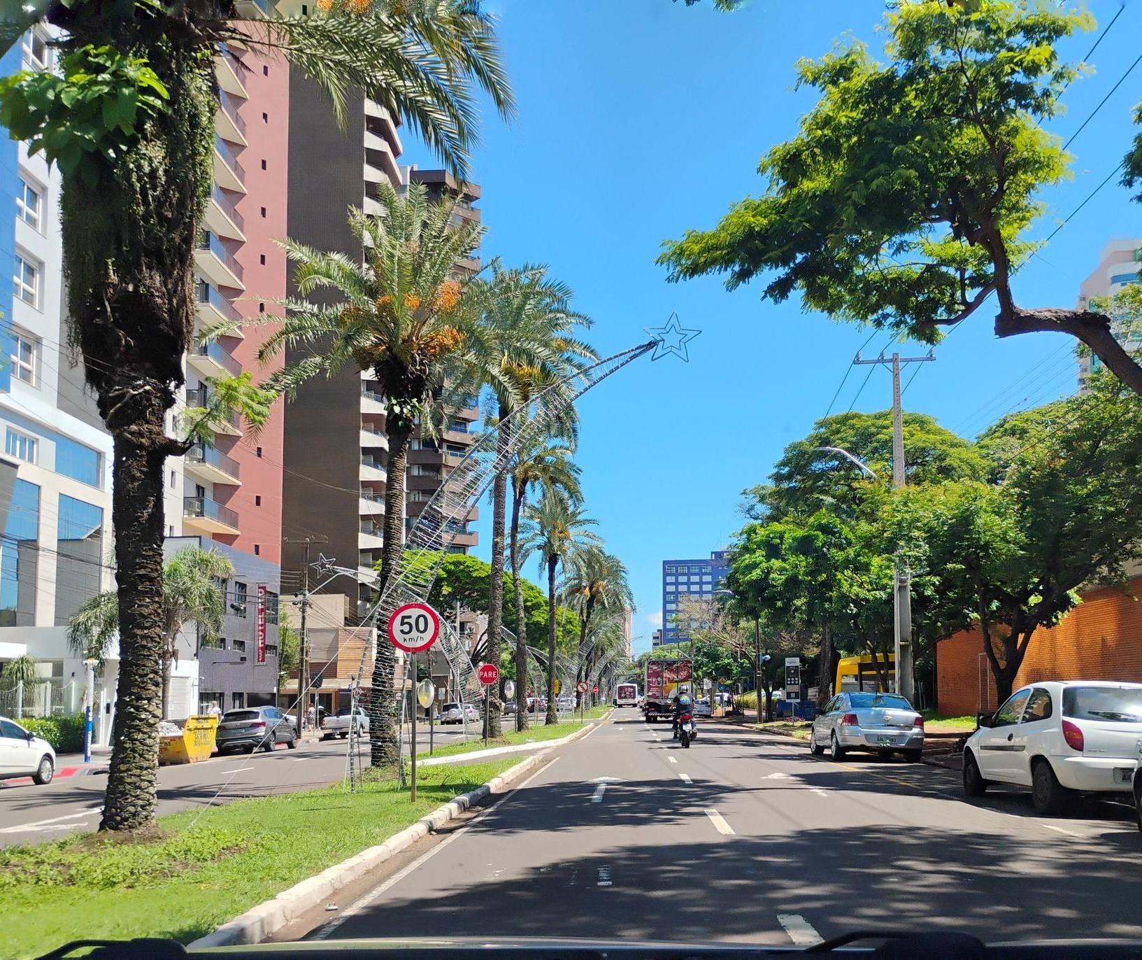 Segunda-feira (5) será de tempo firme e ensolarado em Maringá