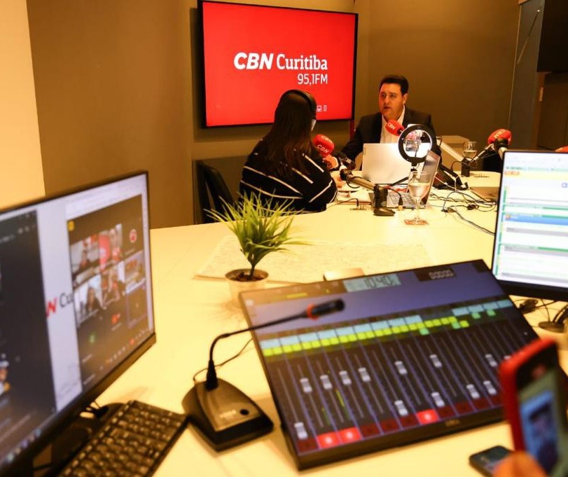 Governador Ratinho Junior participa do CBN Paraná