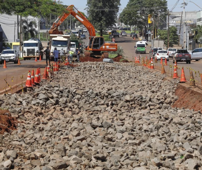 Avenida Morangueira de Maringá terá interdição para segunda fase de obras