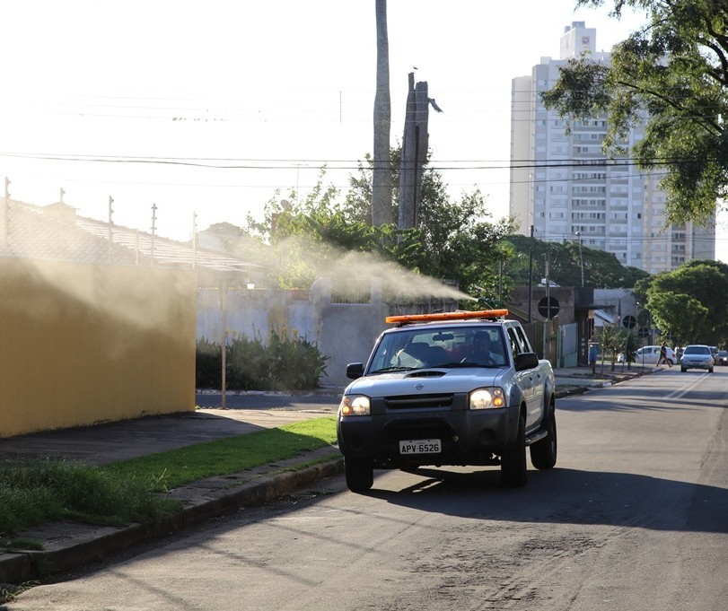 Maringá realiza pulverização de fumacê na região noroeste da cidade