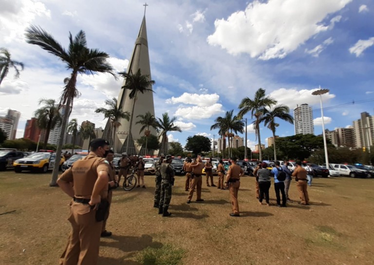 Com muitos policiais nas ruas, PM lança a operação Sinergia em Maringá